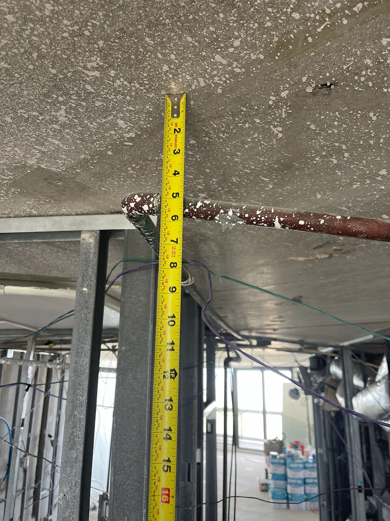 Wood framing during new home construction